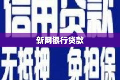 枋山新网银行贷款