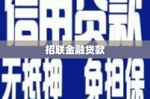 枋山招联金融贷款