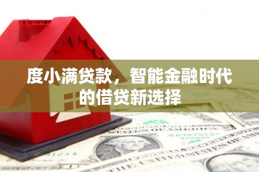 枋山度小满贷款，智能金融时代的借贷新选择