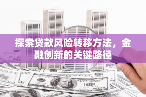 枋山探索贷款风险转移方法，金融创新的关键路径