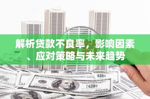 枋山解析贷款不良率，影响因素、应对策略与未来趋势