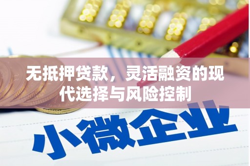枋山无抵押贷款，灵活融资的现代选择与风险控制