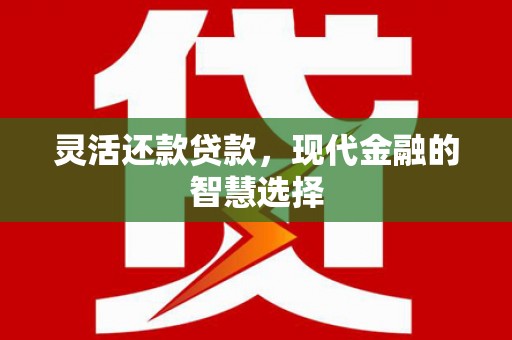 枋山灵活还款贷款，现代金融的智慧选择