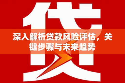 枋山深入解析贷款风险评估，关键步骤与未来趋势