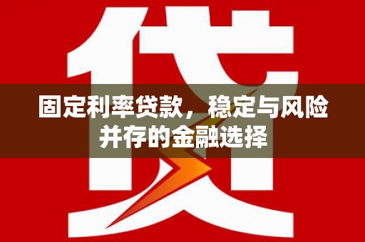 枋山固定利率贷款，稳定与风险并存的金融选择