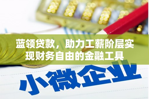 枋山蓝领贷款，助力工薪阶层实现财务自由的金融工具