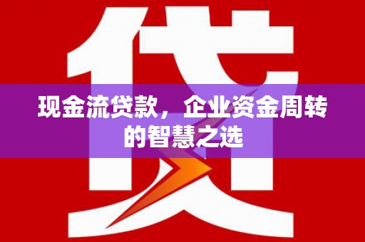 枋山现金流贷款，企业资金周转的智慧之选