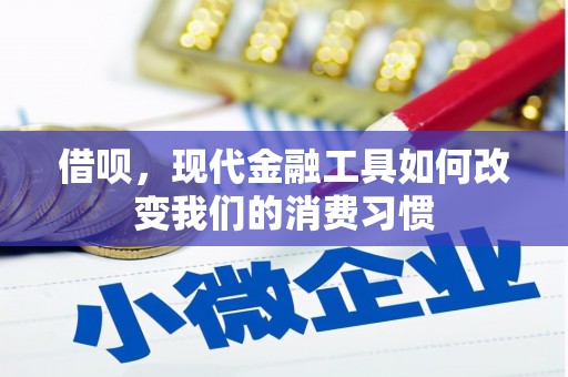 枋山借呗，现代金融工具如何改变我们的消费习惯