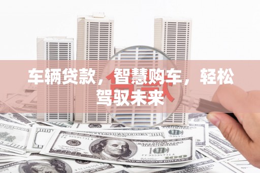 枋山车辆贷款，智慧购车，轻松驾驭未来