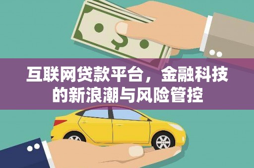 枋山互联网贷款平台，金融科技的新浪潮与风险管控