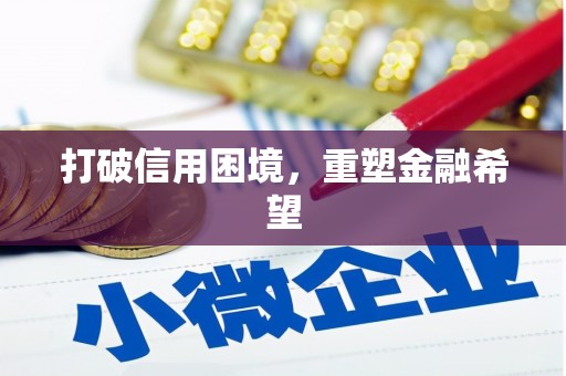 枋山打破信用困境，重塑金融希望